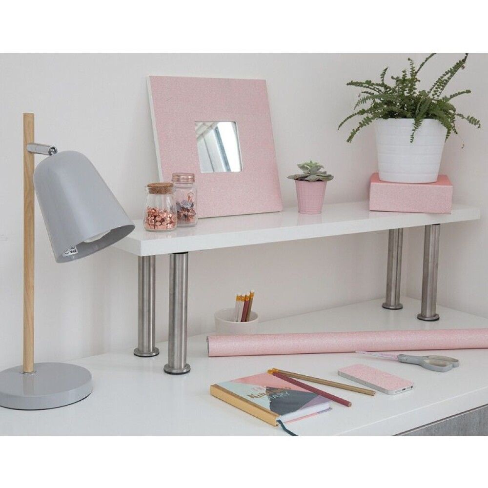 Filma metallic glitter, 67.5cmx2m rósableikt