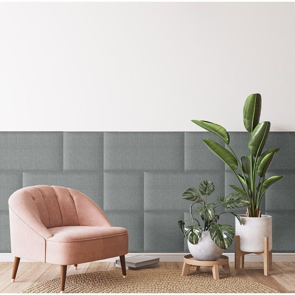 Veggpúði fyrir rúmgafl Inari 91 30x60 grár