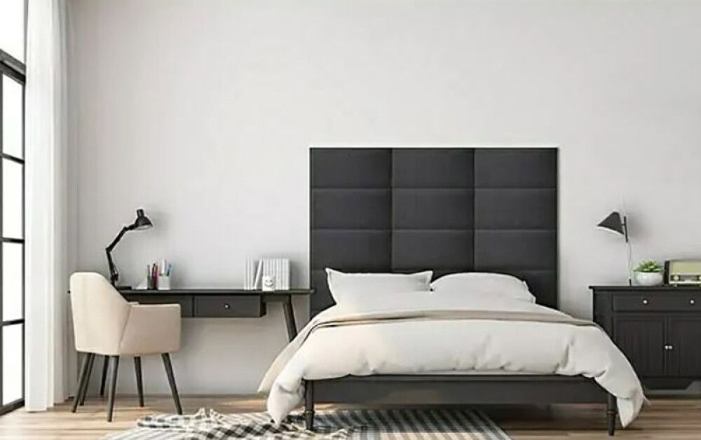 Veggpúði fyrir rúmgafl Inari 95 30x60 koksgrár