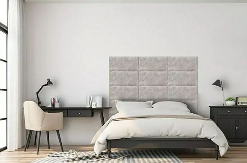 Veggpúði fyrir rúmgafl Preston 20 30x60 beige