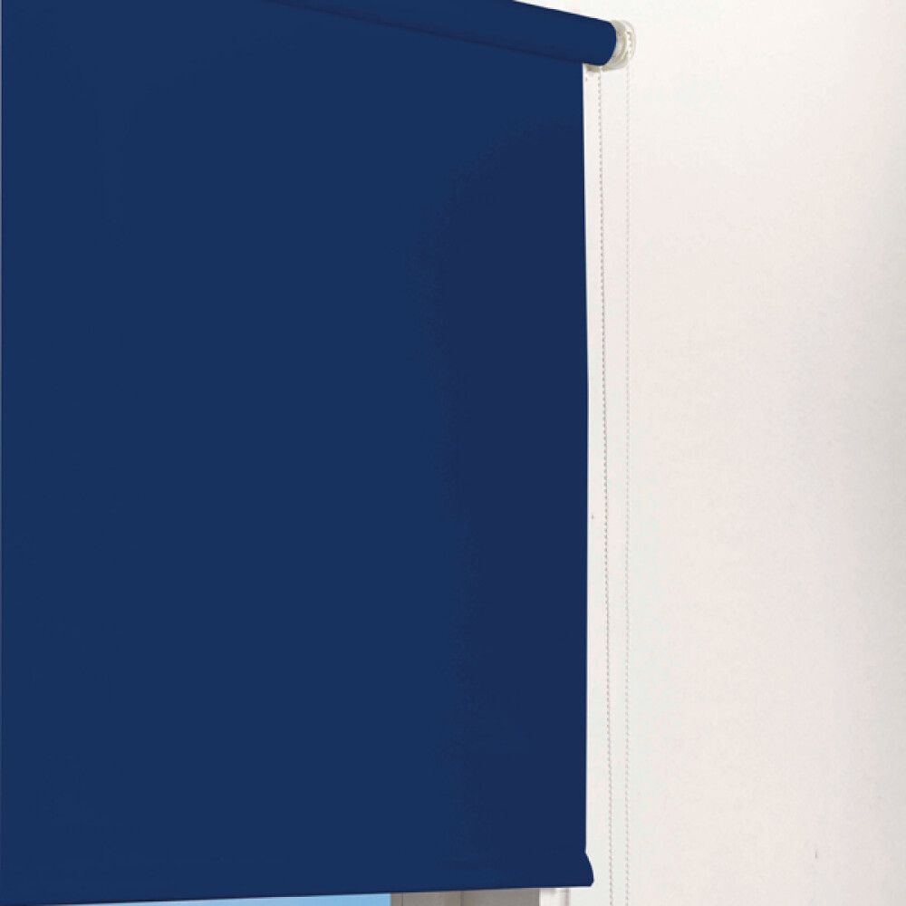 Myrkvunarrúllugardína 80x165 cm Kirsch blá