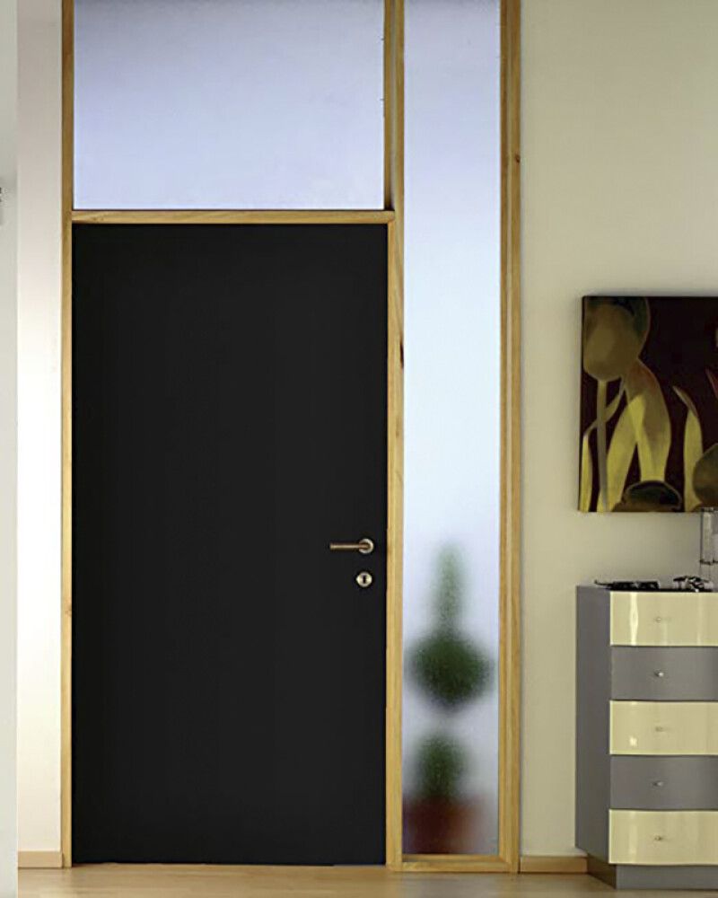 Filma uni silkemat, 67.5cmx2m svört