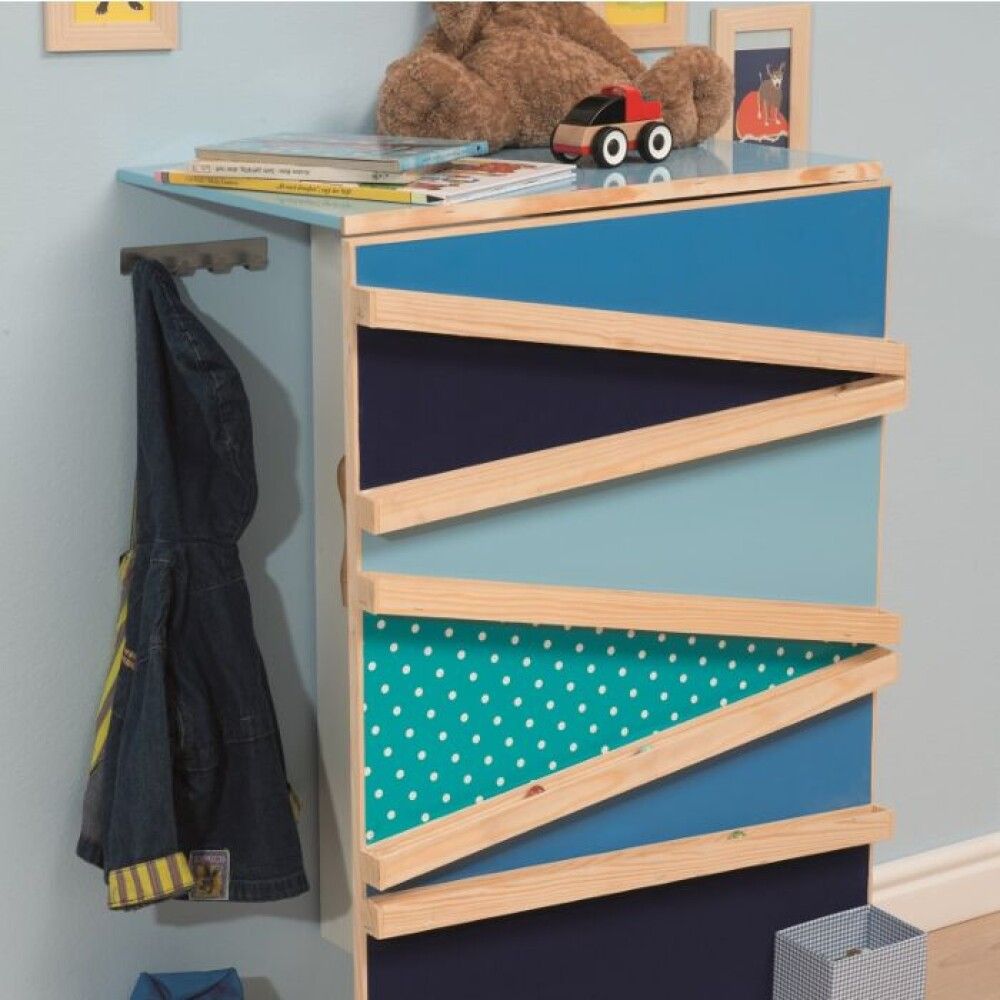 Filma uni lack, 45cmx2m blár