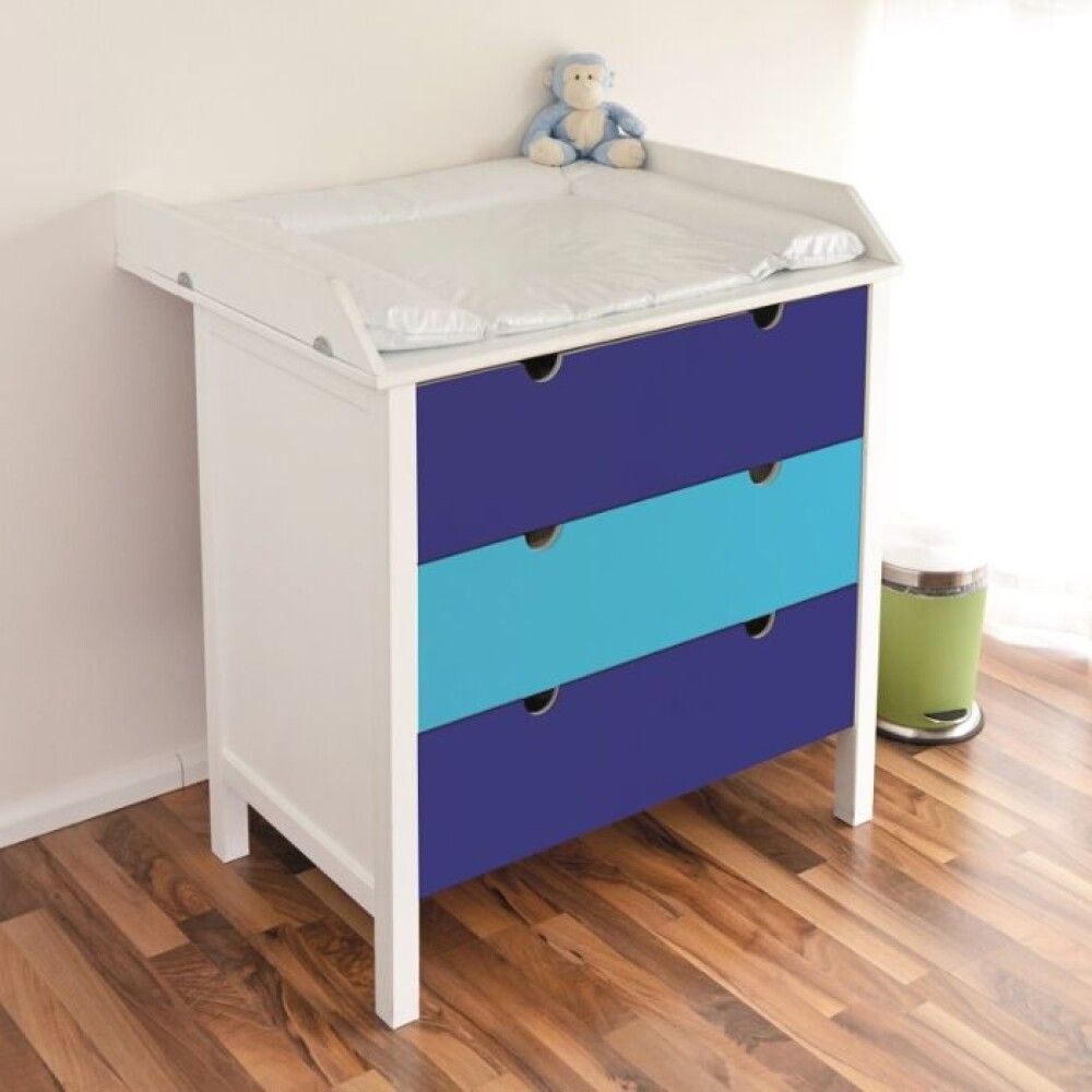 Filma uni lack, 45cmx2m blár