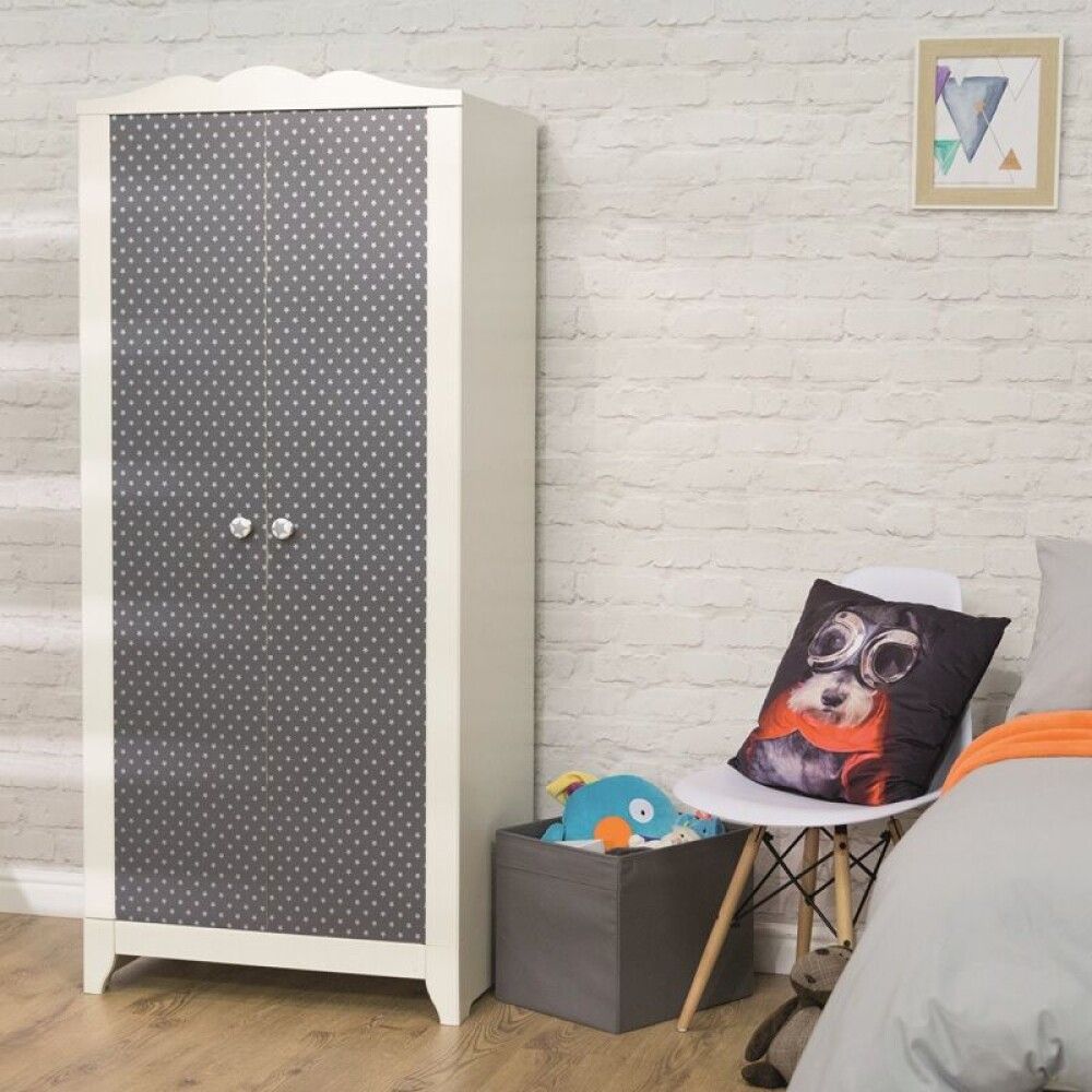 Filma stjörnur, 45cmx2m grá