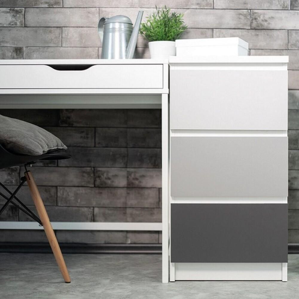 Filma uni silkemat 45c m x 1.5 m koksgrá