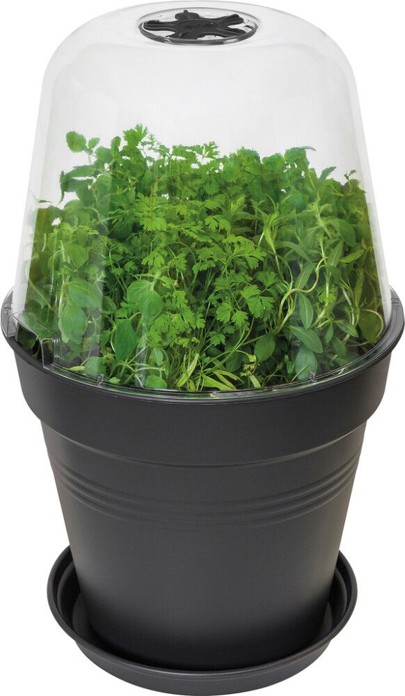 Blómapottur Green basic Ø30 cm Elho svartur