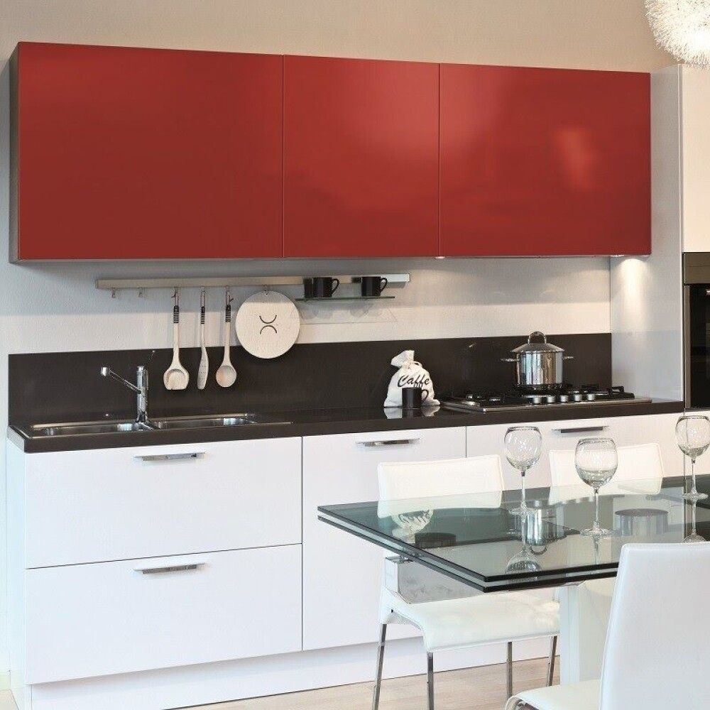 Filma uni lack, 67.5cmx2m signal-rauður