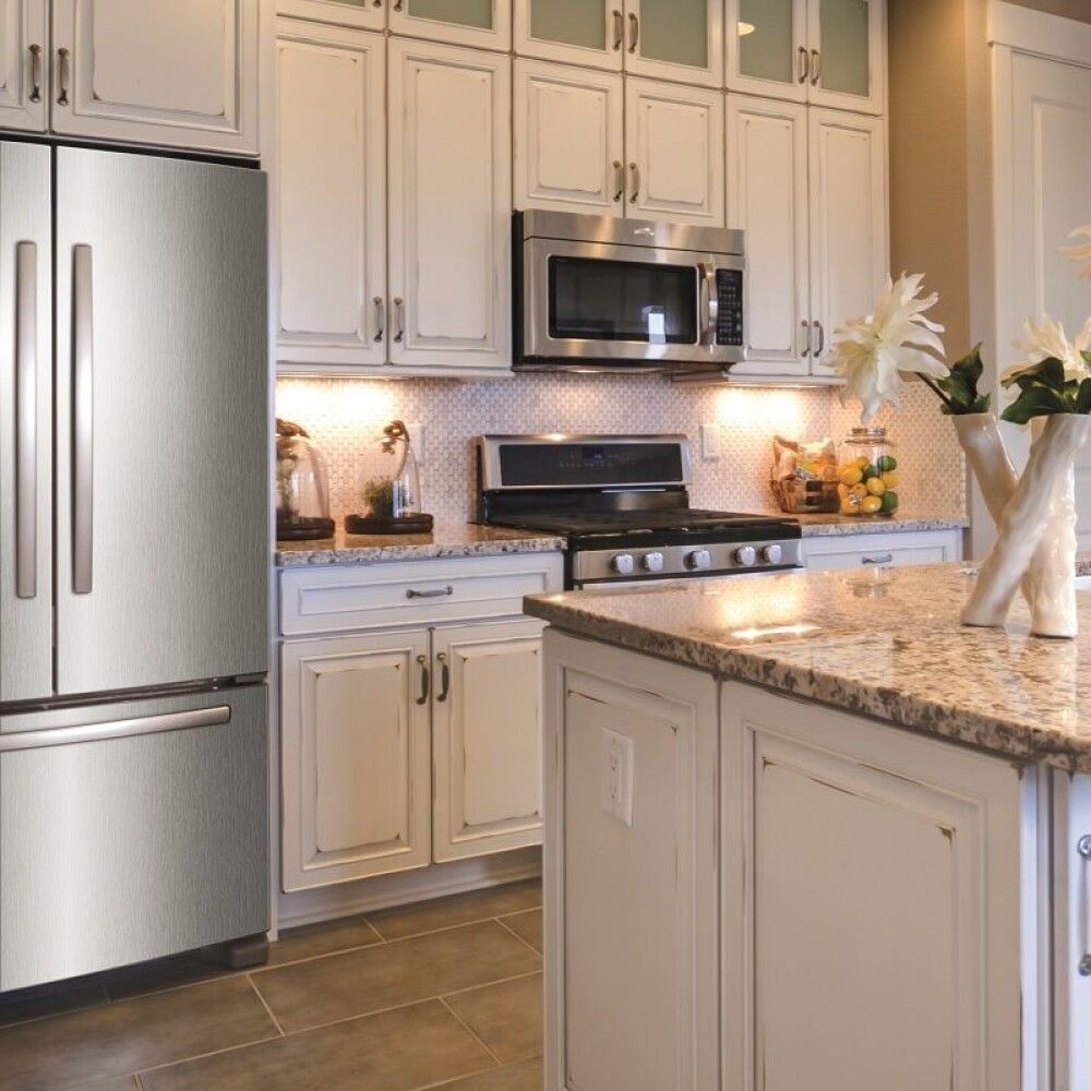 Filma metalic brush, 67.5cmx1.5m silfur