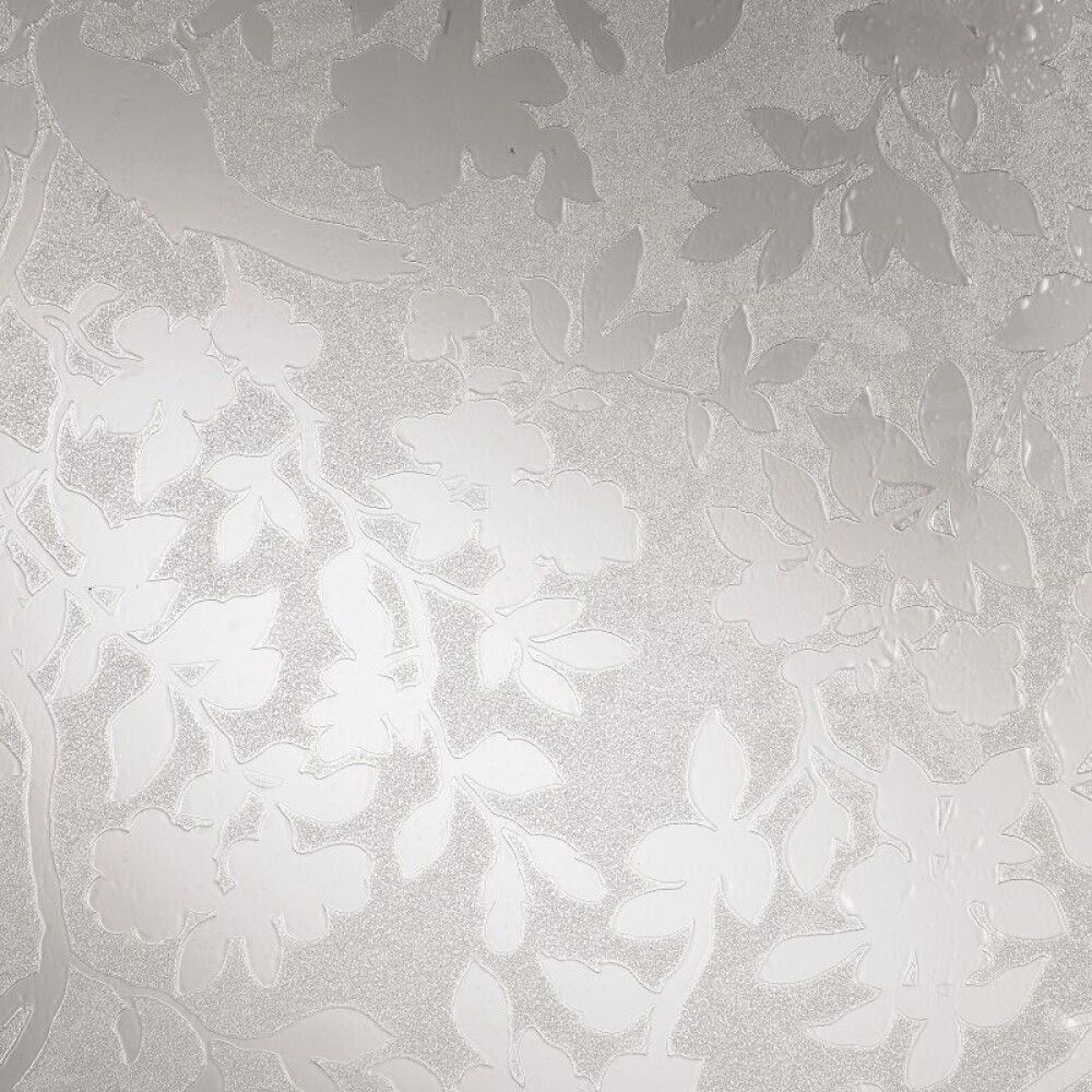 Filma static blómret, 67.5cmx1.5m gegnsæ