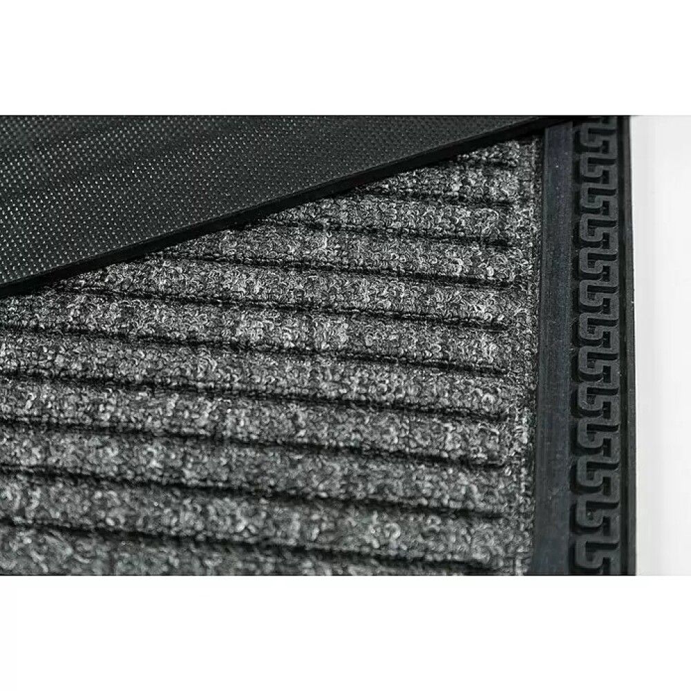 Dyramotta 40x70cm gúmmí grá