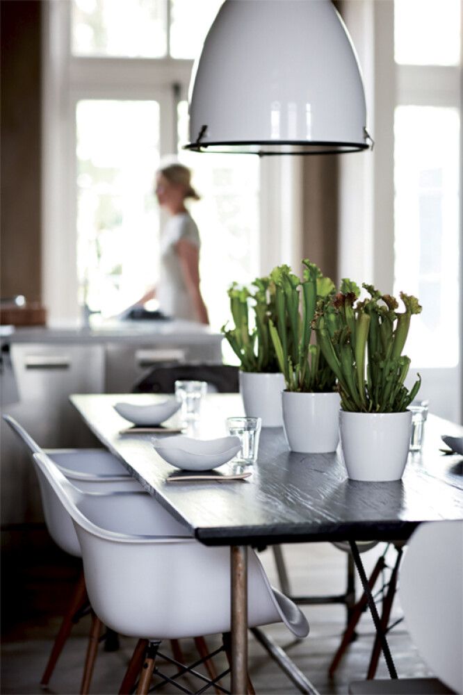 Blómapottur Brussels Diamond Round Ø16cm hvítur