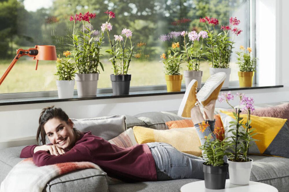 Blómapottur B.for Orginal Ø22 cm Elho svartur