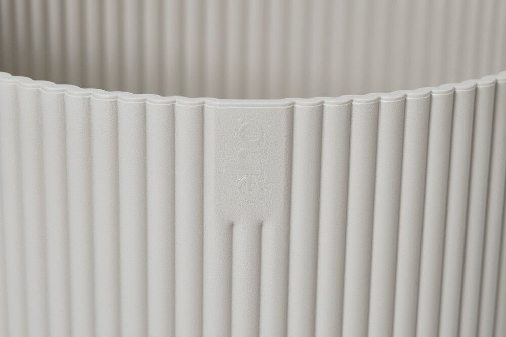 Blómapottur Vibes Fold Round Ø22cm hvítur