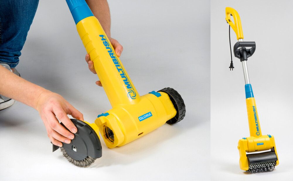 Bursti fyrir stein í MultiBrush nylon Ø10cm