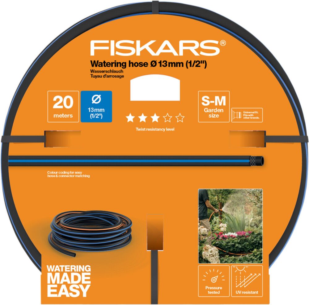 Garðslanga 1/2" Ø13 mm 20m Fiskars