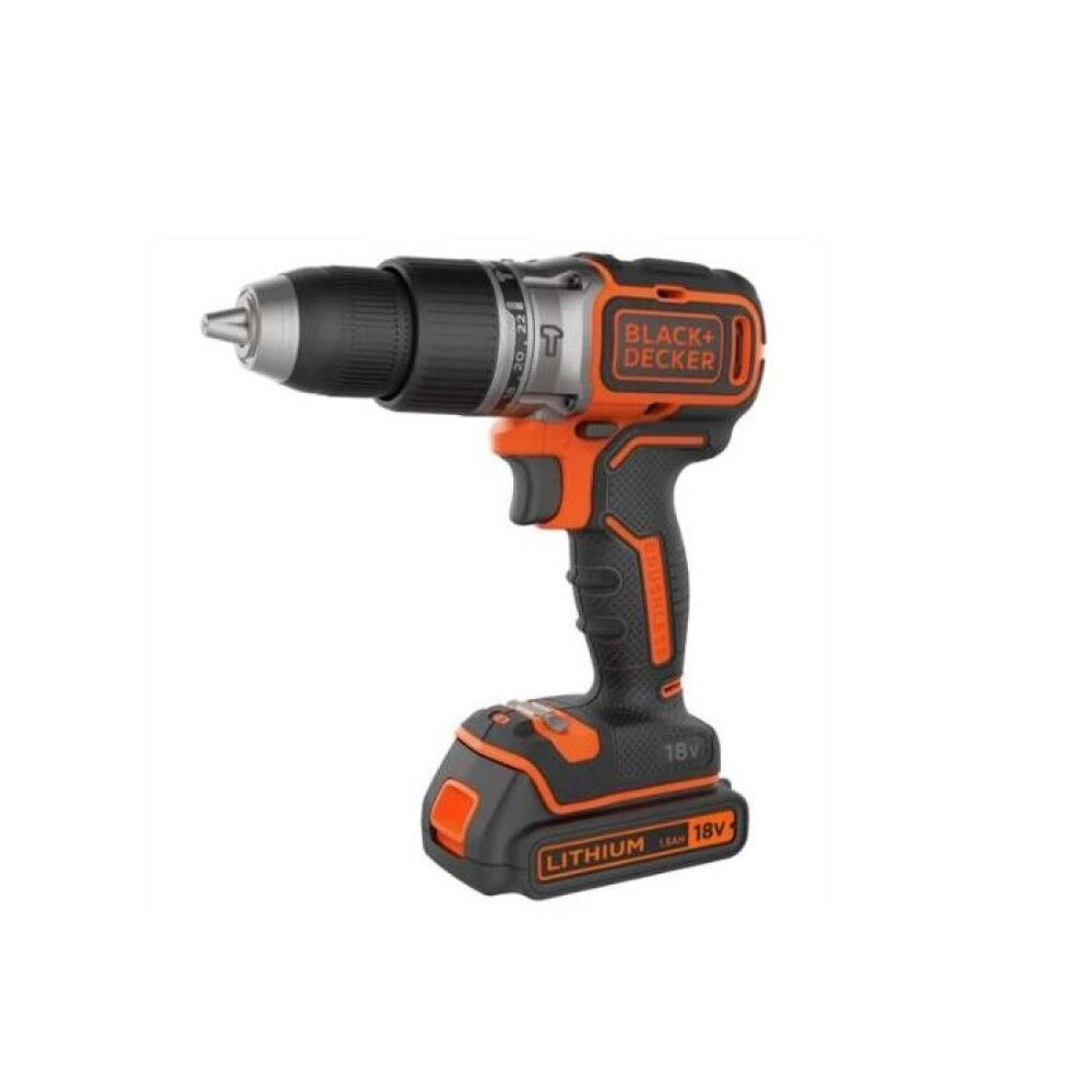 Höggborvél m/2 rafhlöður, hleðslutæki Black & Decker