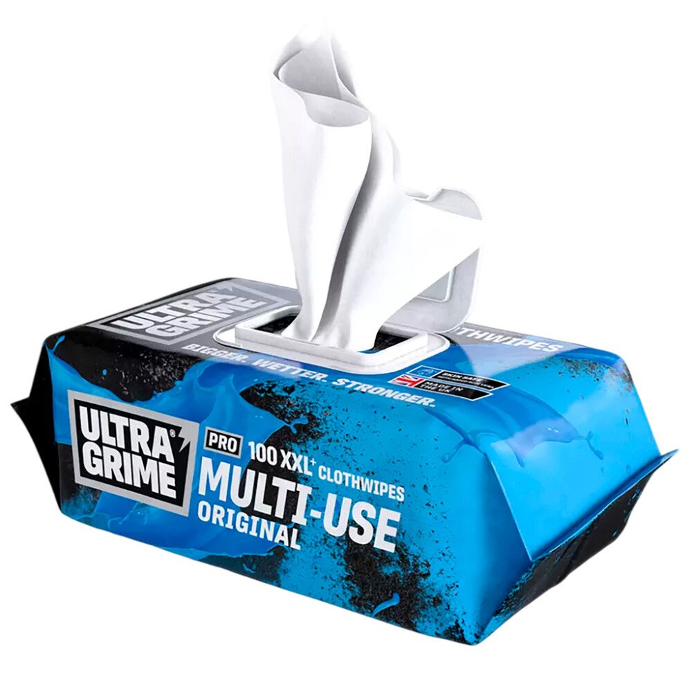 Hreinsiklútur 38x25 Uniwipe Clinic Ultra Grime 100stk