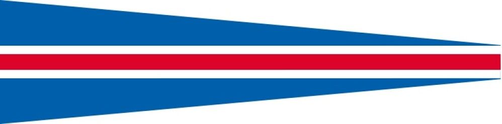 Fánaveifa Íslenski fáninn 200x50 cm