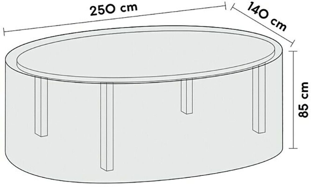 Yfirbreiðsla Sensum 250x140x85cm