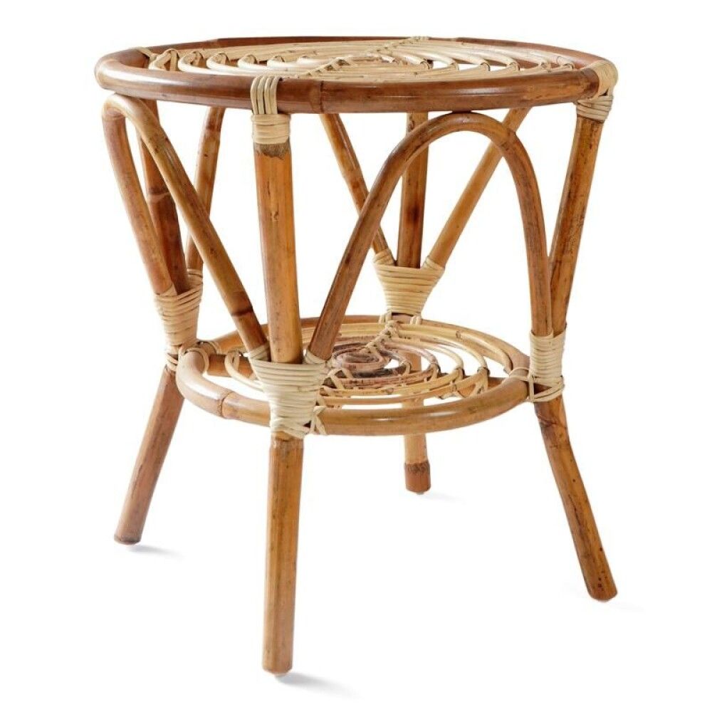 Borð og 2 stólar Sunfun Kia rattan/bast