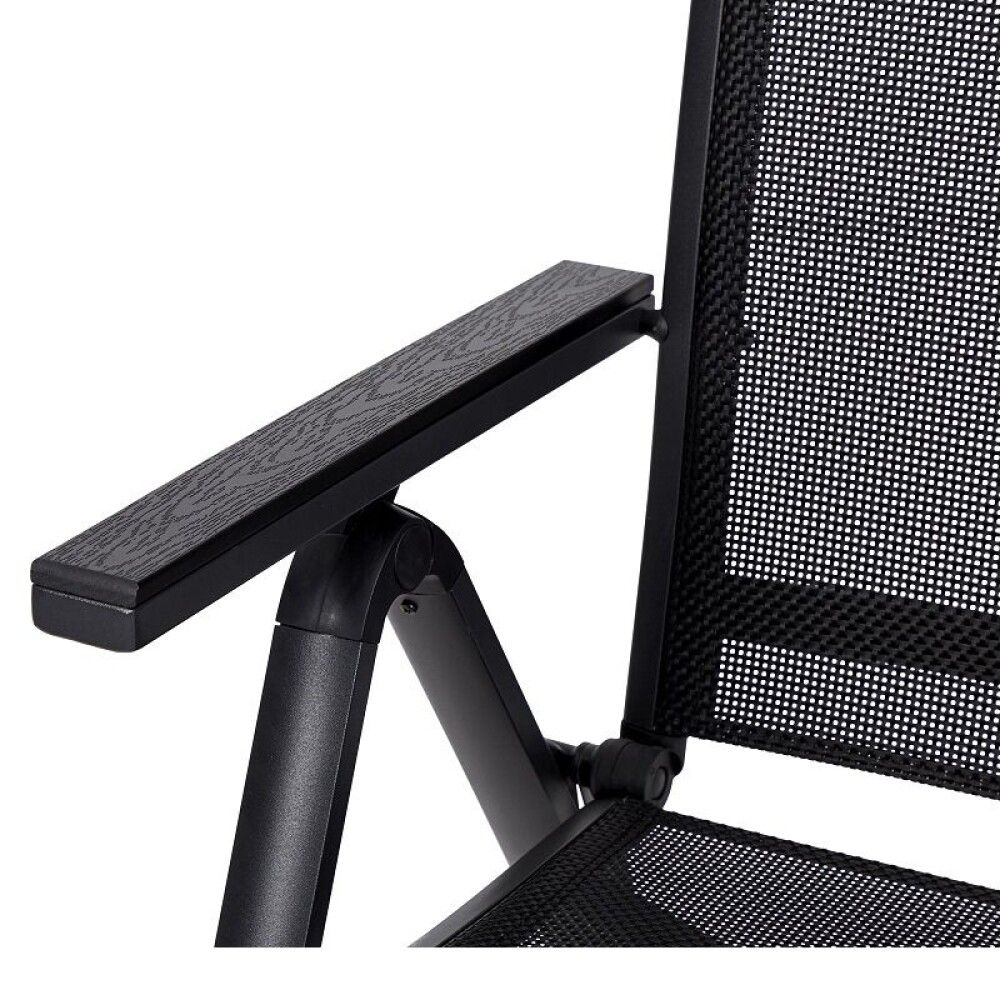 Garðstóll stillanlegur Sunfun Ralph svartur