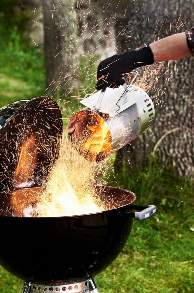 Uppkveikipottur fyrir kol lítill Weber