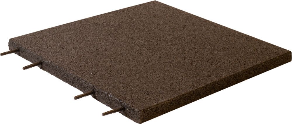 Öryggishella 50x50x3 cm Nordic Play Active svört