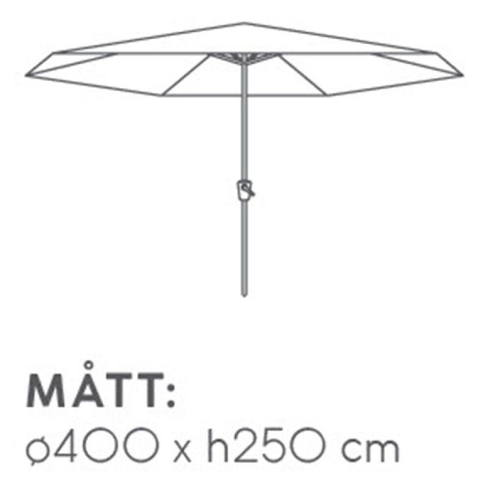 Sólhlíf Ø400 cm Sunfun Trentino II ljósbrún