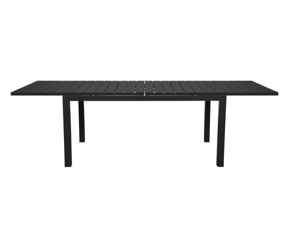 Garðborð 260x95x76 cm Sunfun Bordeaux svart