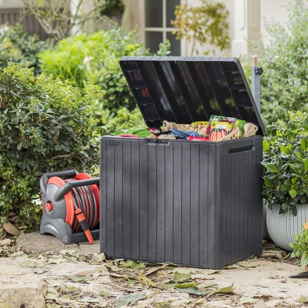 Geymslubox 45x56 cm Sunfun City dökkgrátt