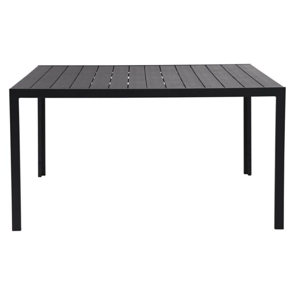 Garðborð 140x140x74 cm Sunfun Bordeaux svart