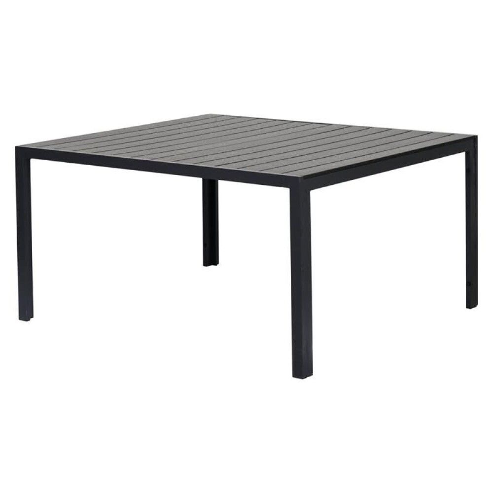 Garðborð 140x140x74 cm Sunfun Bordeaux svart