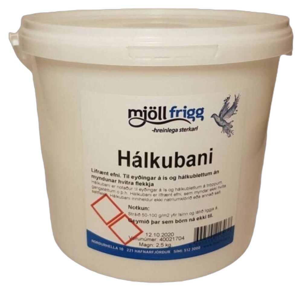 Hálkubani 2,5kg fata