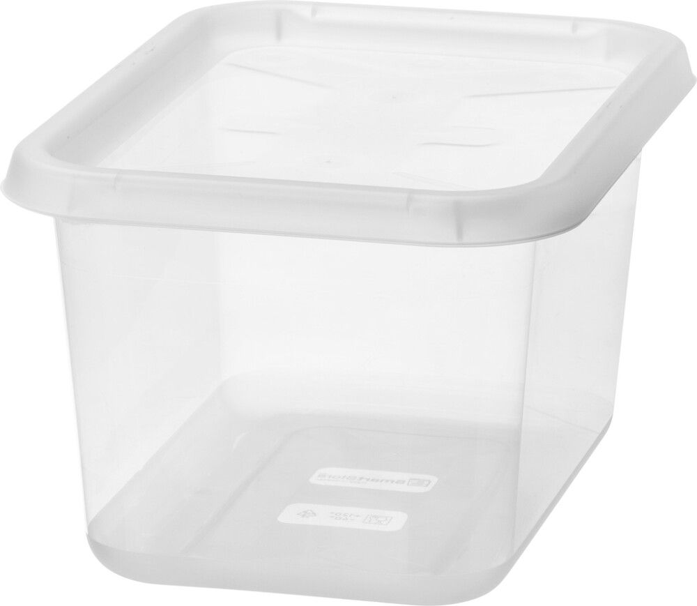 Plastkassi með loki 25L SmartStore Basic glær