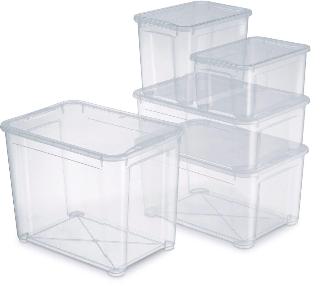 Plastkassi Clear box 31L M