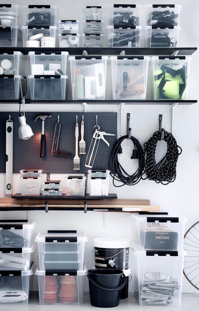 Plastkassi með loki 8L SmartStore Classic 10 glær 