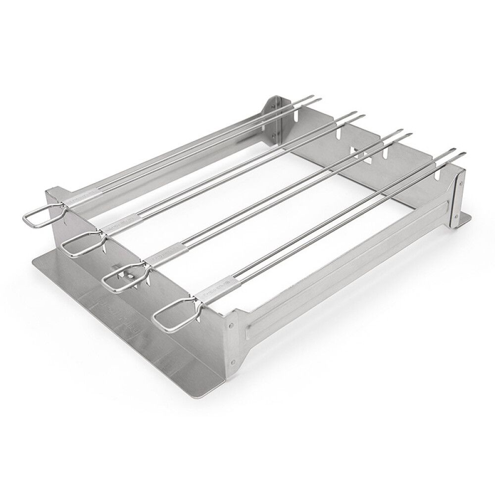 Grillspjót tvöföld 4stk á rekka