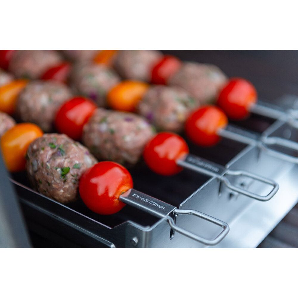 Grillspjót tvöföld 4stk á rekka