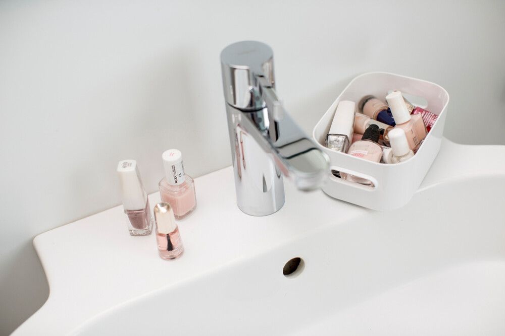 Plastkassi 0,6L SmartStore Compact XS hvítur