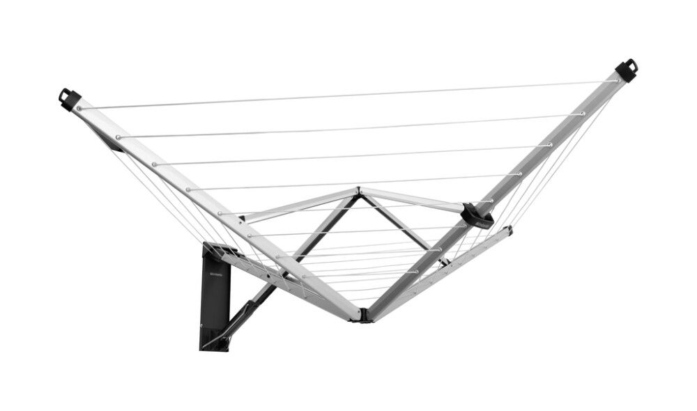 Þvottasnúra vegghengd 182x182 cm Brabantia