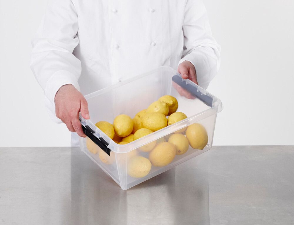 Plastkassi með loki 14L SmartStore Classic 15 glær