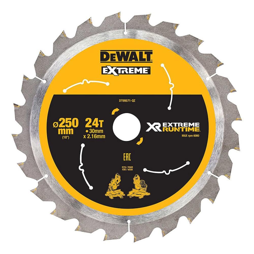 Hjólsagarblað 250x30x24T DeWALT