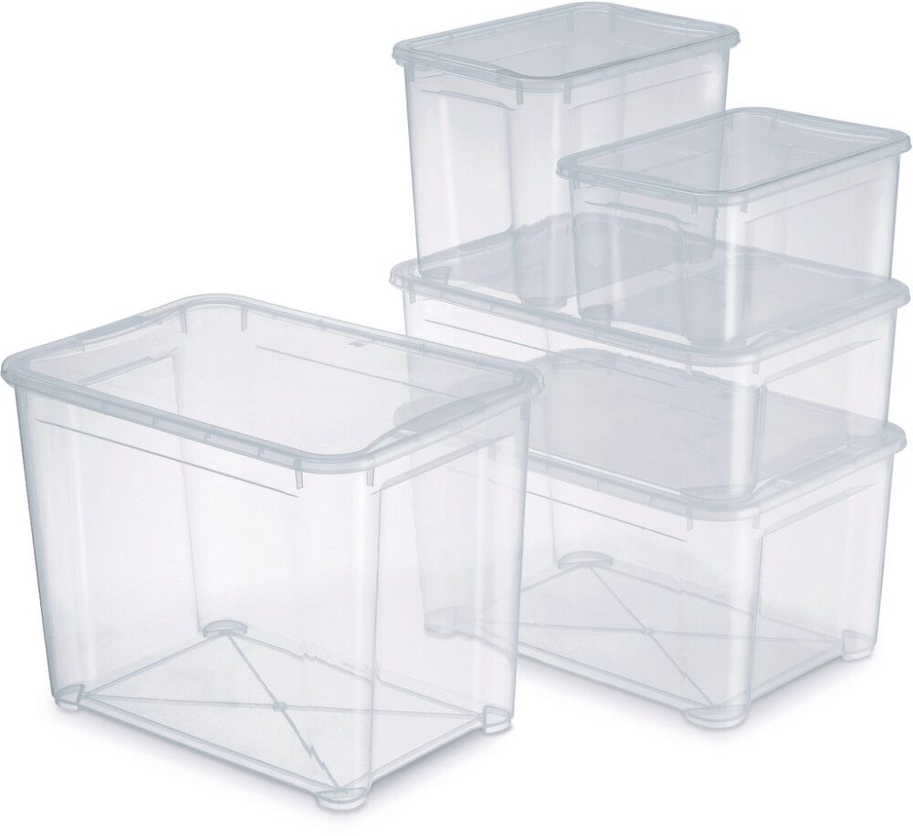 Plastkassi Clear box 4L XXS