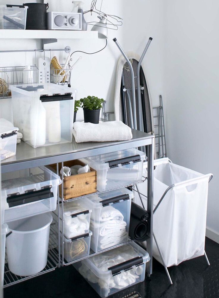 Plastkassi með loki 21L SmarStore Classic 24 glær