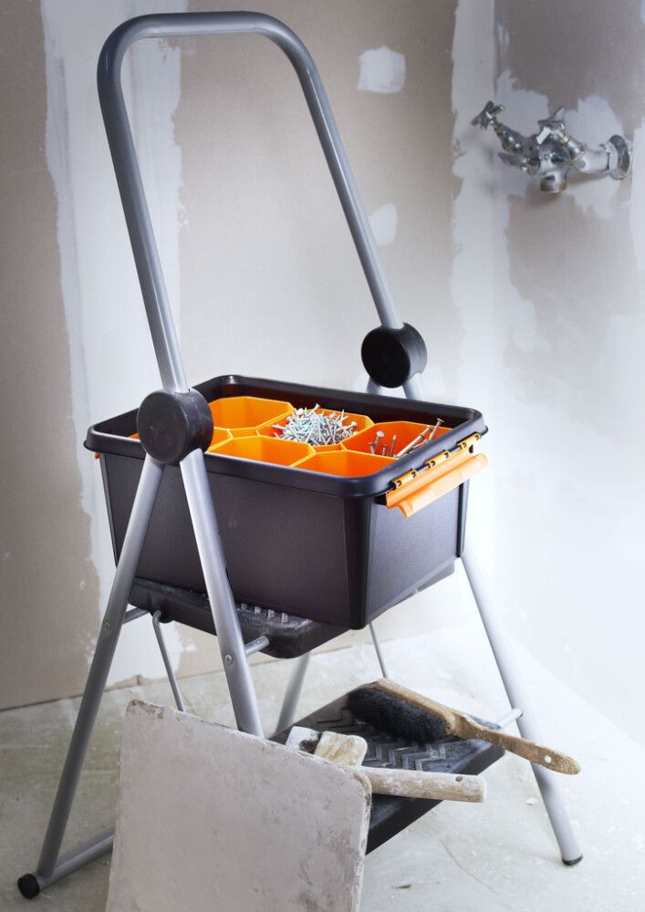 Plastkassi með loki 32L SmartStore svartur