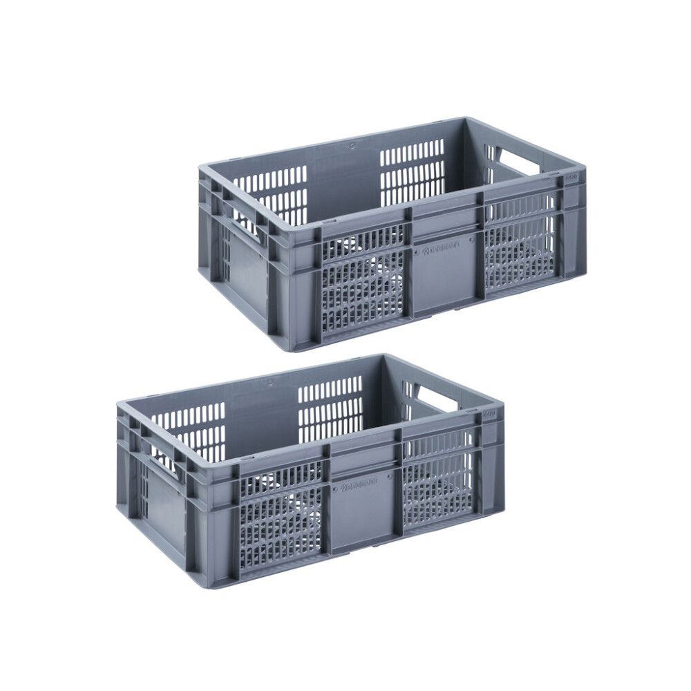 EURO plastkassi, sterkur, 35L 60X40X20CM, gataður