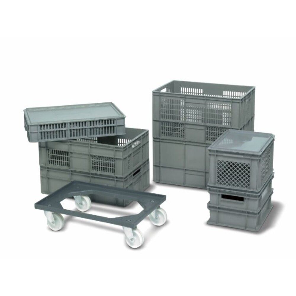 EURO plastkassi, sterkur, 35L 60X40X20CM, gataður