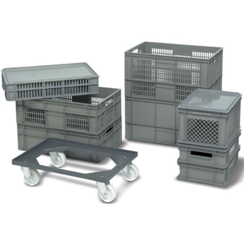 EURO plastkassi, sterkur, 18L 40X30X22CM, gataður