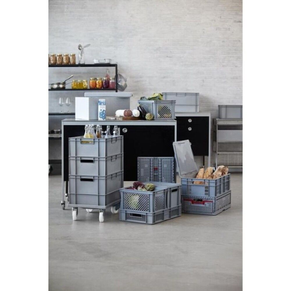 EURO plastkassi, sterkur, 18L 40X30X22CM, gataður